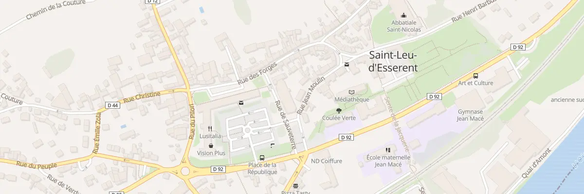 Plan du 8 Rue Jean Moulin à Saint-Leu-d’Esserent