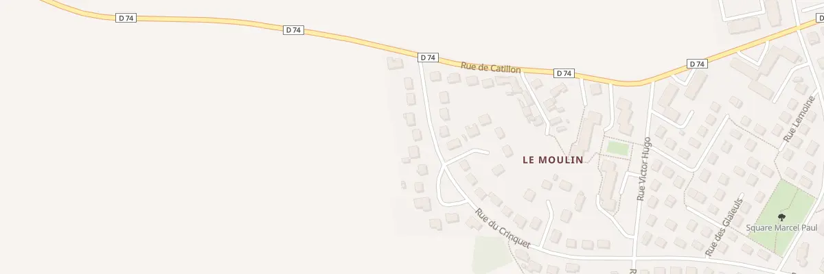 Plan du 23 Rue du Crinquet à Saint-Just-en-Chaussée