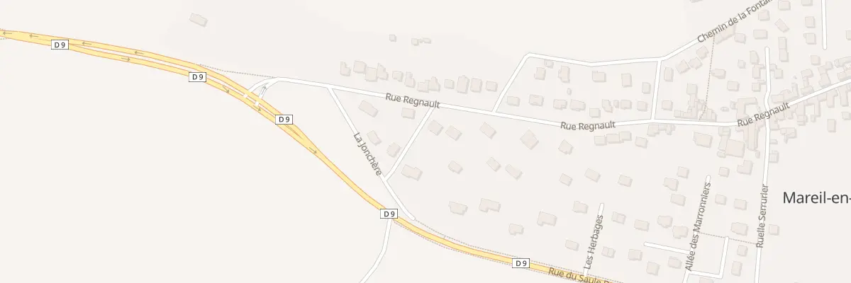 Plan du 63 Rue Regnault à Mareil-en-France