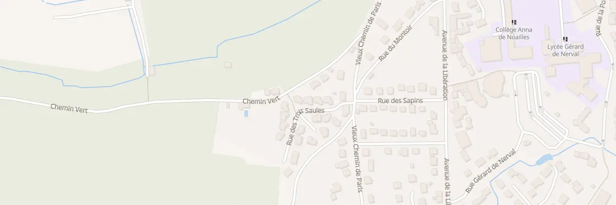 Plan du 6 Rue des Trois Saules à Luzarches