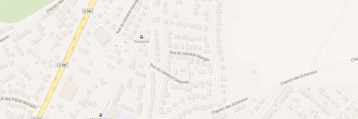 Plan du 4 Rue du Gen Mangin à Bourges