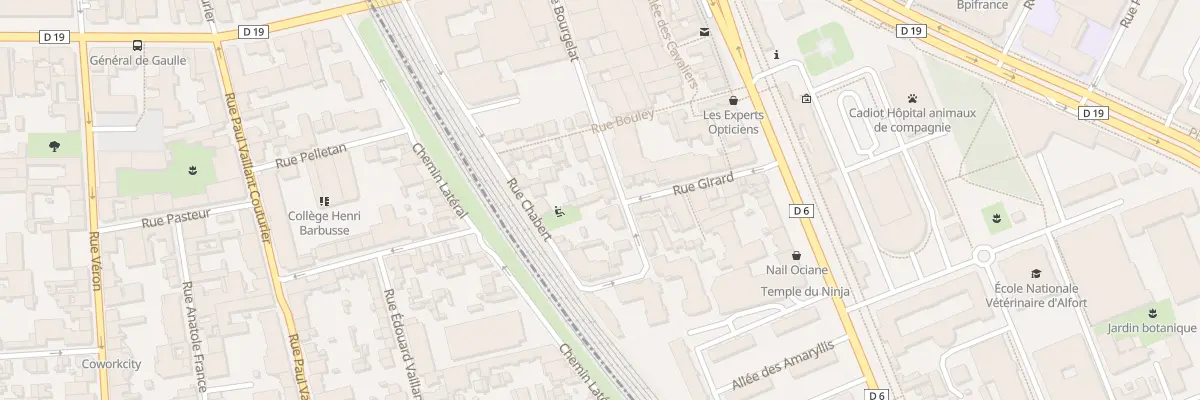 Plan du 38 Rue Bourgelat à Maisons-Alfort