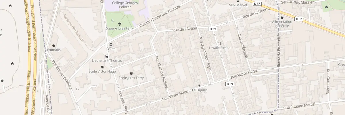 Plan du 10 Imp de l’Avenir à Bagnolet