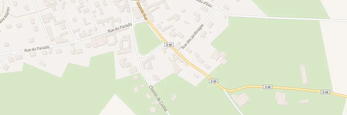 Plan du 2 Rue de Contay à Hérissart