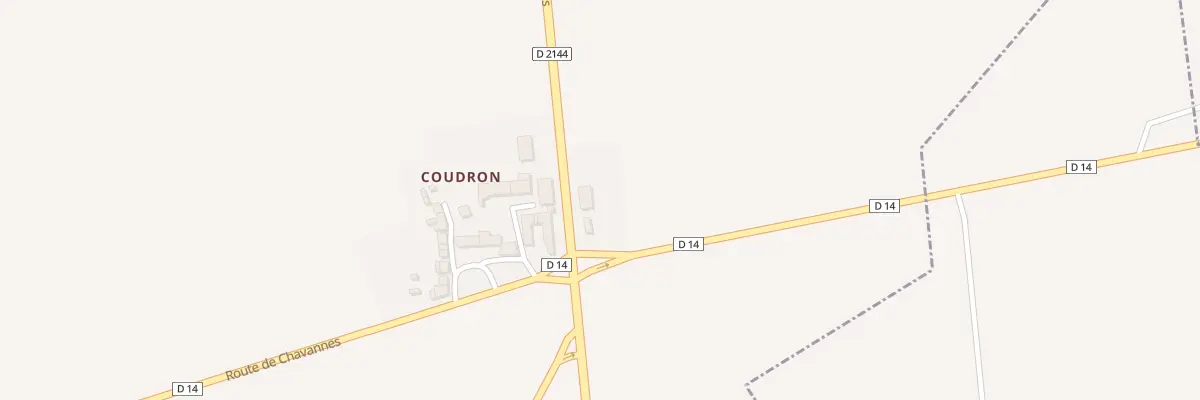 Plan du 2 Rte de Bourges à Chavannes