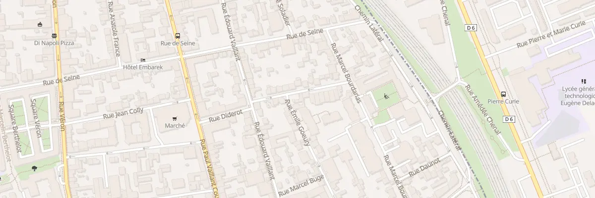Plan du 12 Rue Edmond Bernard à Alfortville