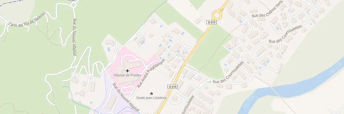Plan du 6B Rue André Puigblanqué à Prades