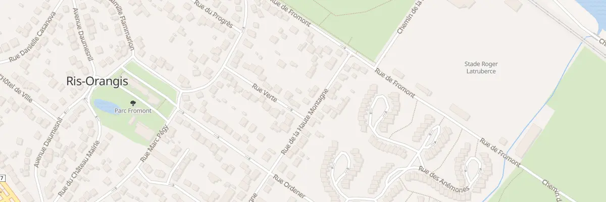 Plan du 16 Rue de la Haute Montagne à Ris-Orangis