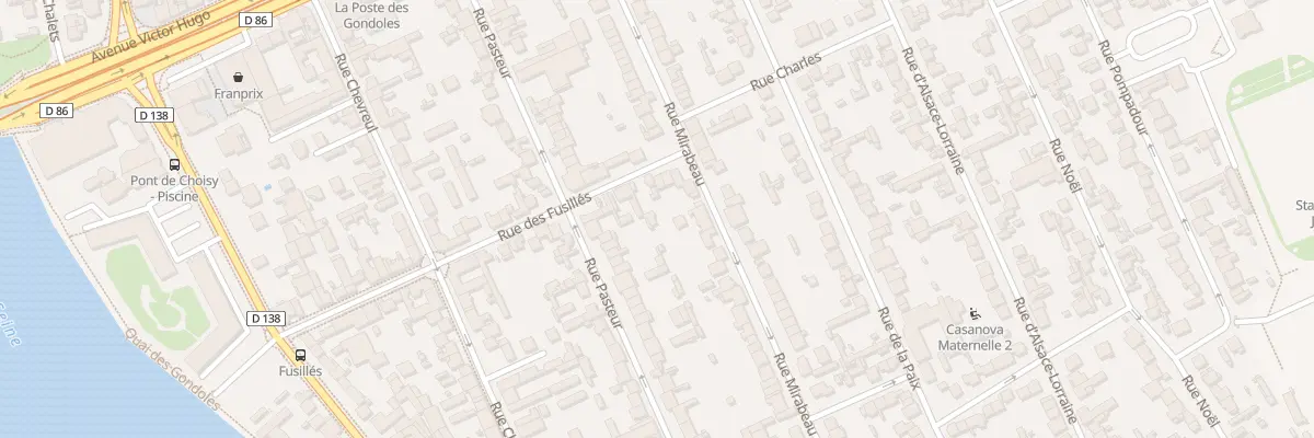 Plan du 42B Rue Mirabeau à Choisy-le-Roi