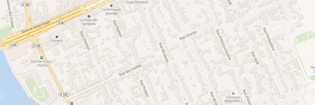 Plan du 34 Rue Mirabeau à Choisy-le-Roi