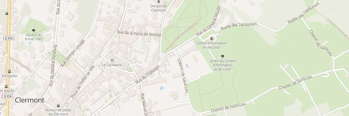 Plan du 4 Rue du Général Moulin à Clermont