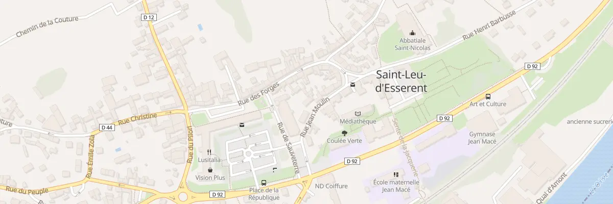 Plan du 6 Rue Jean Moulin à Saint-Leu-d’Esserent