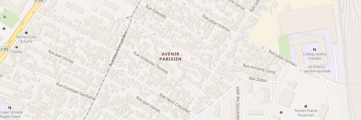 Plan du 32B Rue J Baptiste Legendre à Drancy