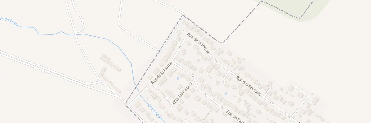 Plan du 80 Rue de Bertinval à Chaumontel