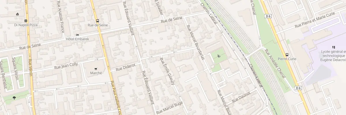 Plan du 14 Rue Edmond Bernard à Alfortville