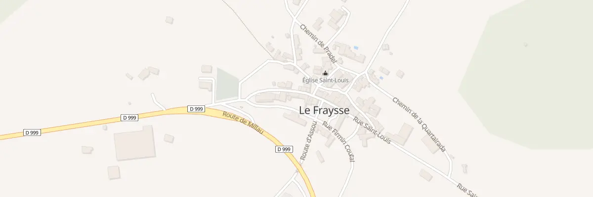 Plan du 96 Rue Saint-Louis au Fraysse
