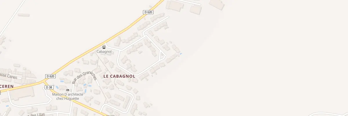 Plan du 5257 Lot Le Cabagnol à Villalier