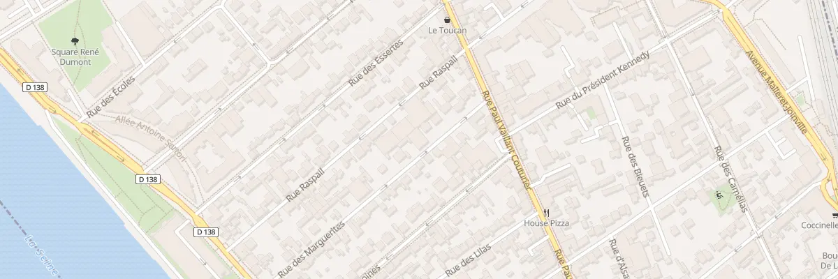 Plan du 25 Rue des Marguerites à Alfortville