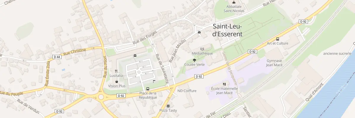 Plan du 13 Rue Jean Moulin à Saint-Leu-d’Esserent