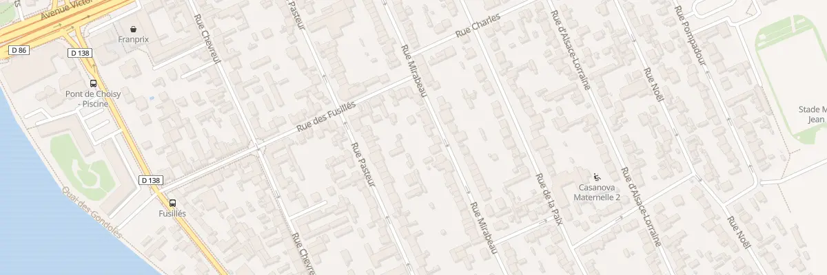 Plan du 48B Rue Mirabeau à Choisy-le-Roi