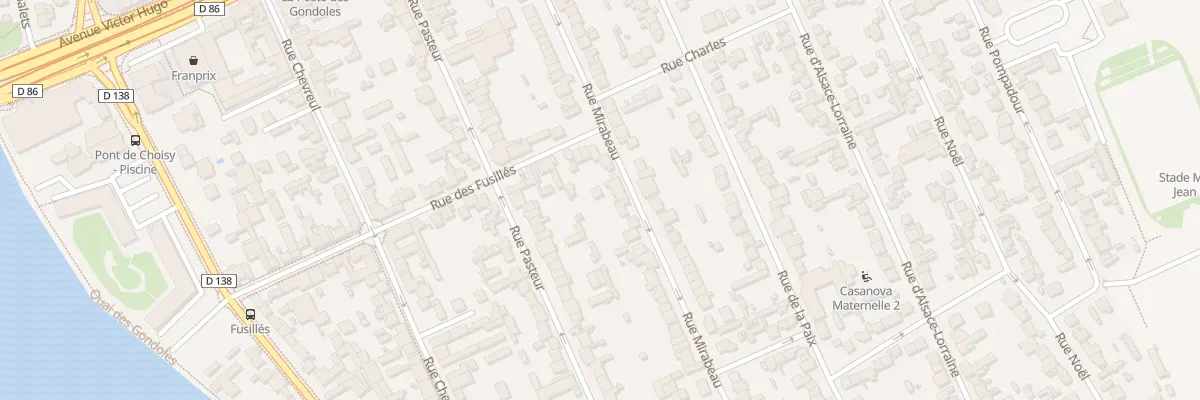 Plan du 44 Rue Mirabeau à Choisy-le-Roi