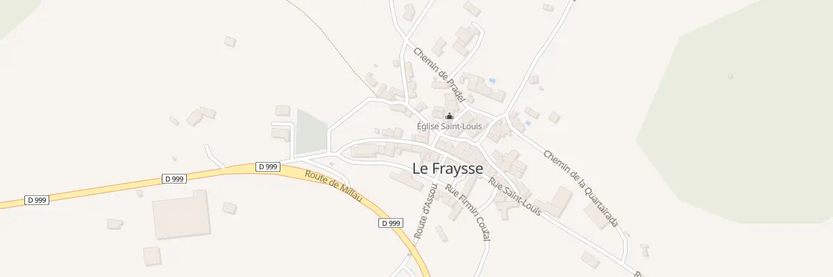 Plan du 23 Pl Commandant Edmond Blanché au Fraysse