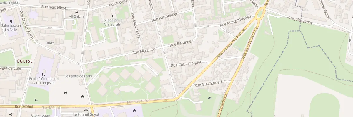 Plan du 5 Rue Cécile Faguet à Pantin