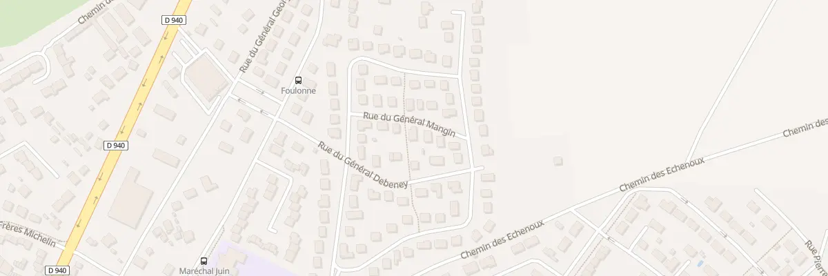 Plan du 8 Rue du Gen Mangin à Bourges