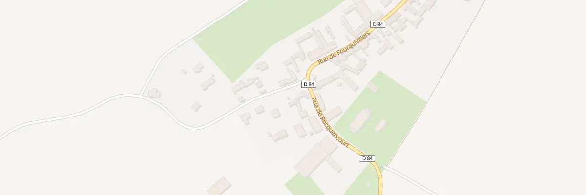 Plan du 2 Rue de Rocquencourt à Coullemelle