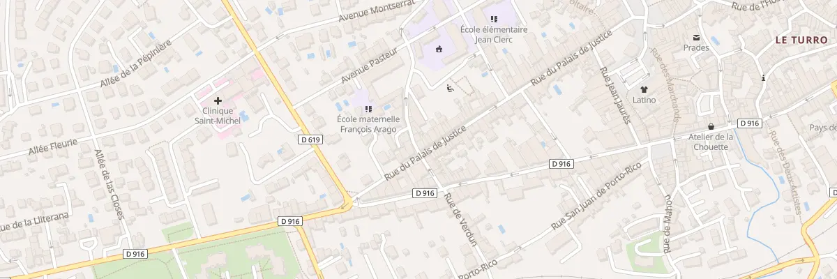 Plan du 7 Rue du Pds de la Farine à Prades