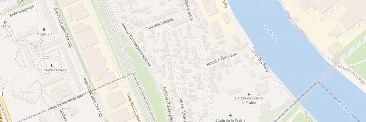 Plan du 13 Rue Liserons à Choisy-le-Roi
