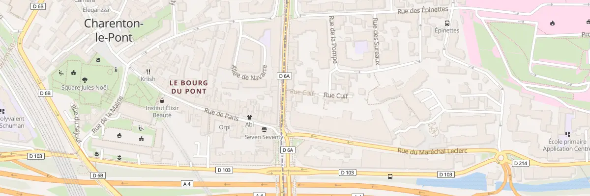 Plan du 10 Av Mal de Lattre de Tassigny à Saint-Maurice