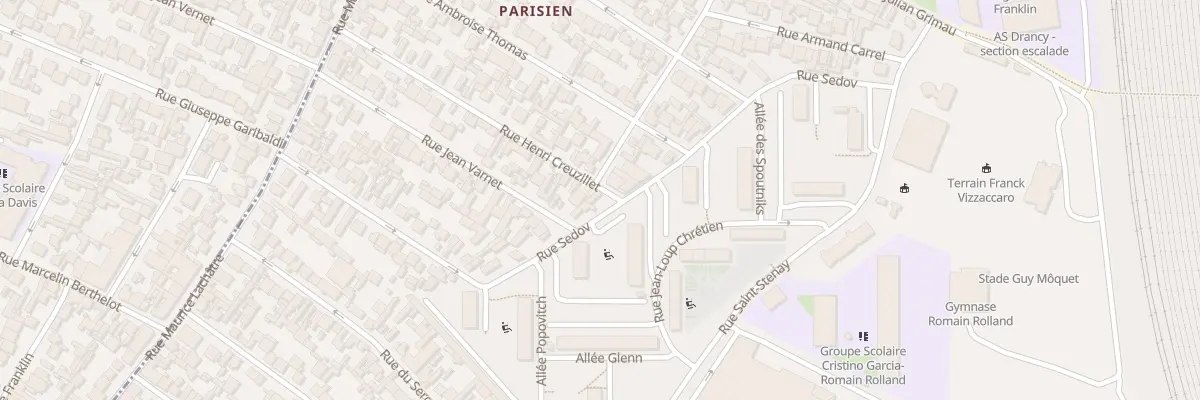 Plan du 50 Rue Henri Creuzillet à Drancy