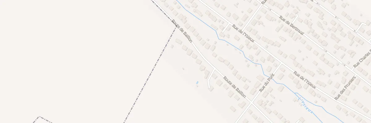 Plan du 9057 Rte de Baillon à Chaumontel