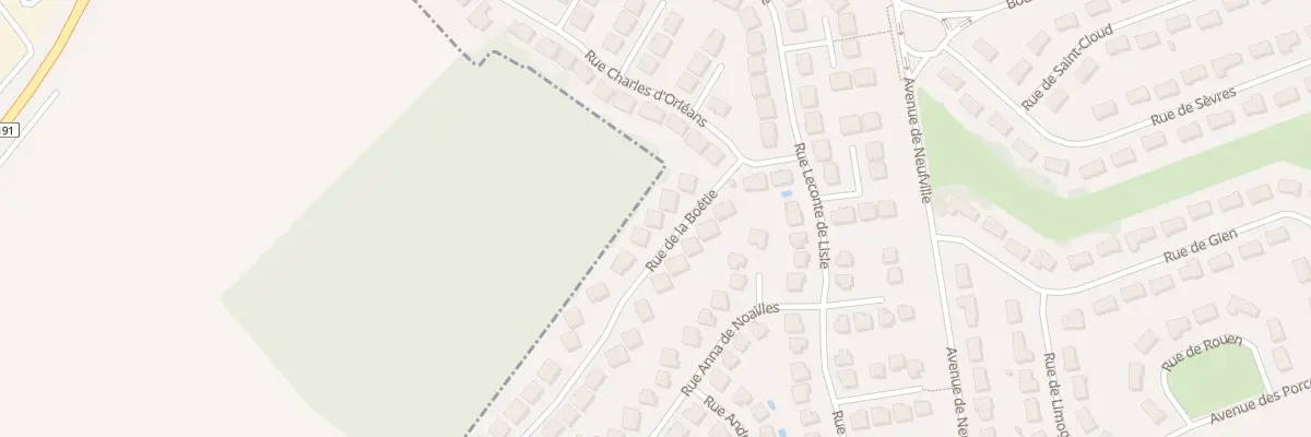 Plan du 6 Rue de la Boétie à Mennecy