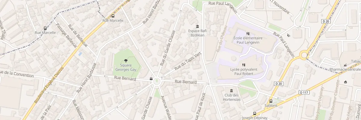 Plan du 51 Rue du Tapis Vert aux Lilas