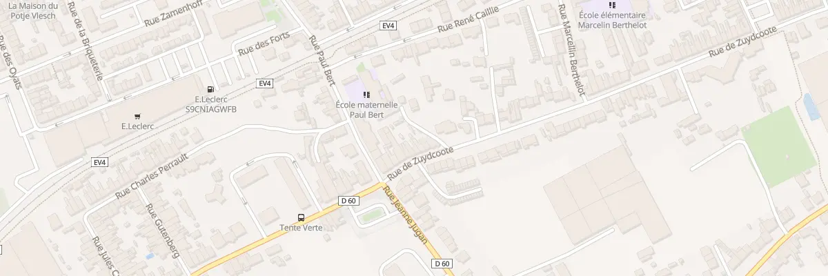 Plan du 53 Rue de Zuydcoote à Dunkerque