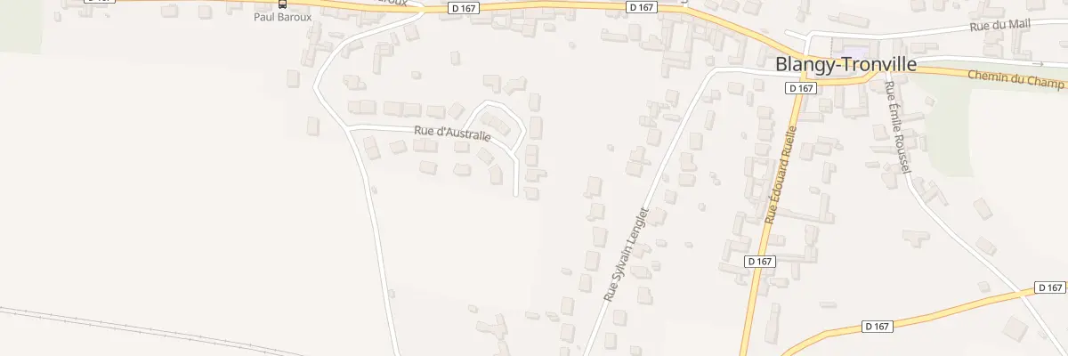 Plan du 21 Rue d’Australie à Blangy-Tronville