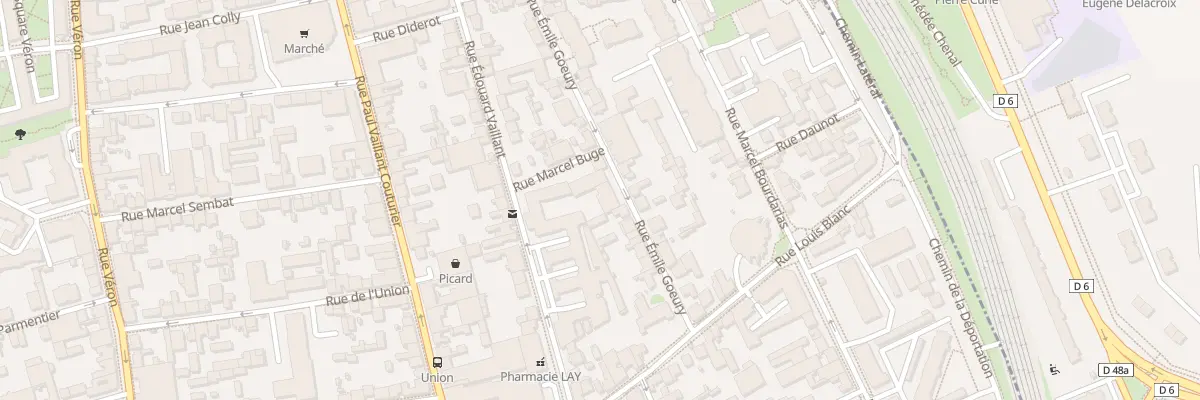 Plan du 24 Rue Emile-goeury à Alfortville