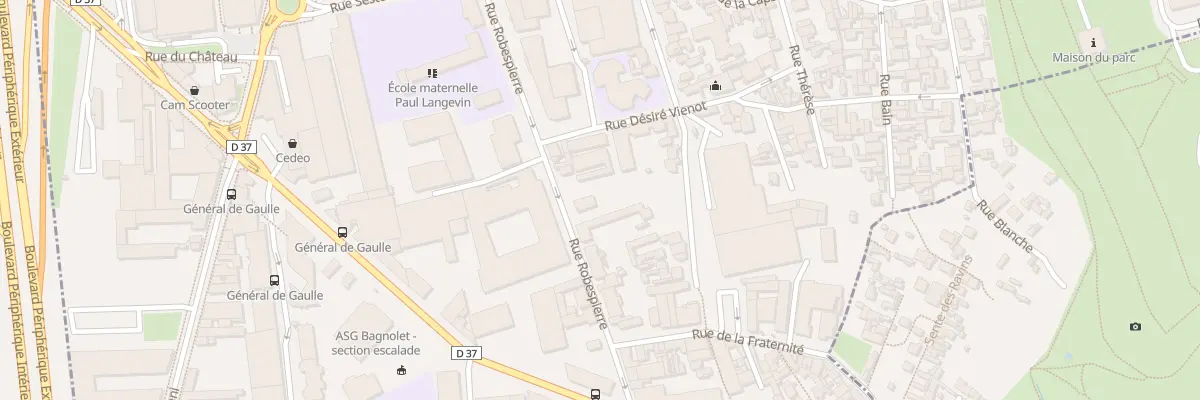 Plan du 111 Rue Robespierre à Bagnolet