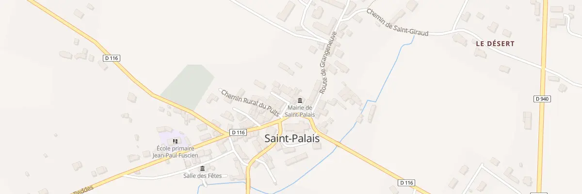 Plan du 4 Pl de la Mairie à Saint-Palais