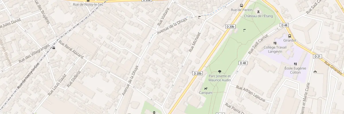 Plan du 35 Rue Michelet à Bagnolet