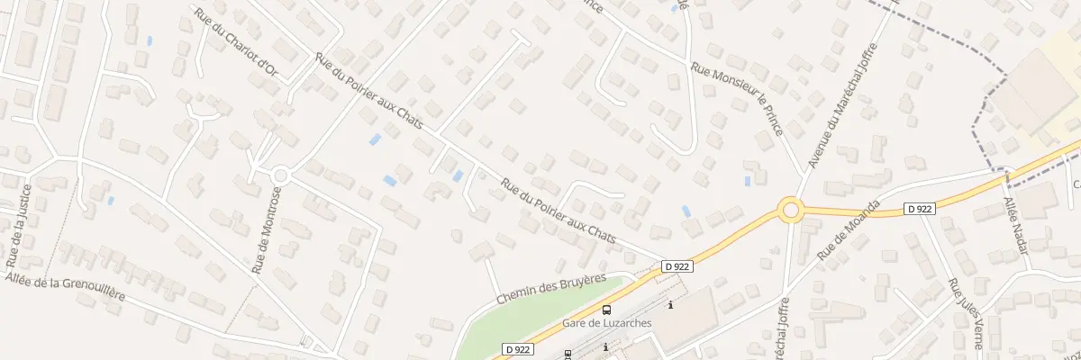 Plan du 12 Rue du Poirier aux Chats à Luzarches