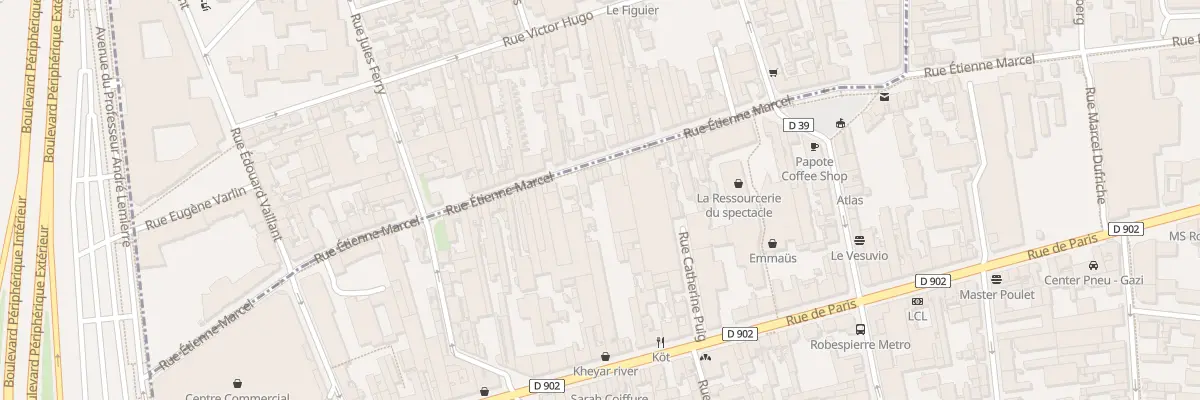 Plan du 185 Rue Etienne Marcel à Montreuil
