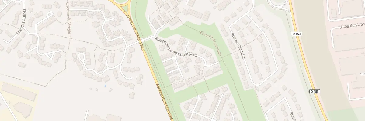 Plan du 8 Rue Philippe de Commynes à Lisses
