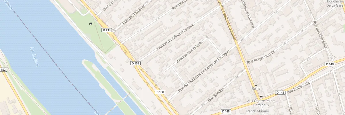 Plan du 15 Av des Tilleuls à Alfortville