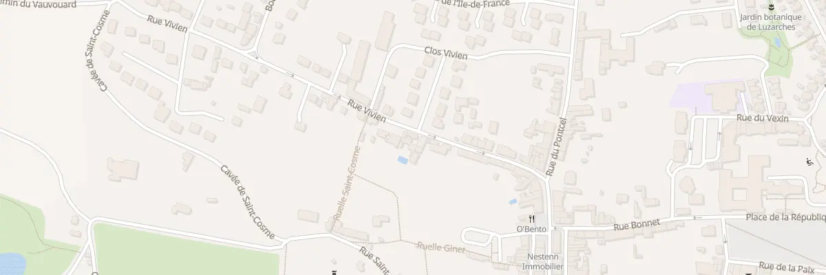 Plan du 25 Rue Vivien à Luzarches