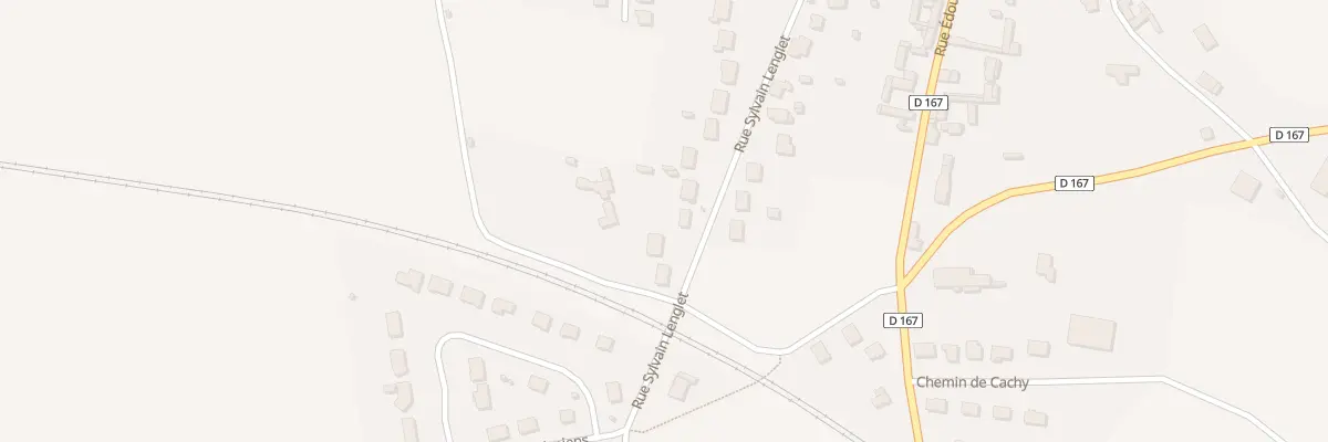 Plan du 30 Rue Sylvain Lenglet à Blangy-Tronville