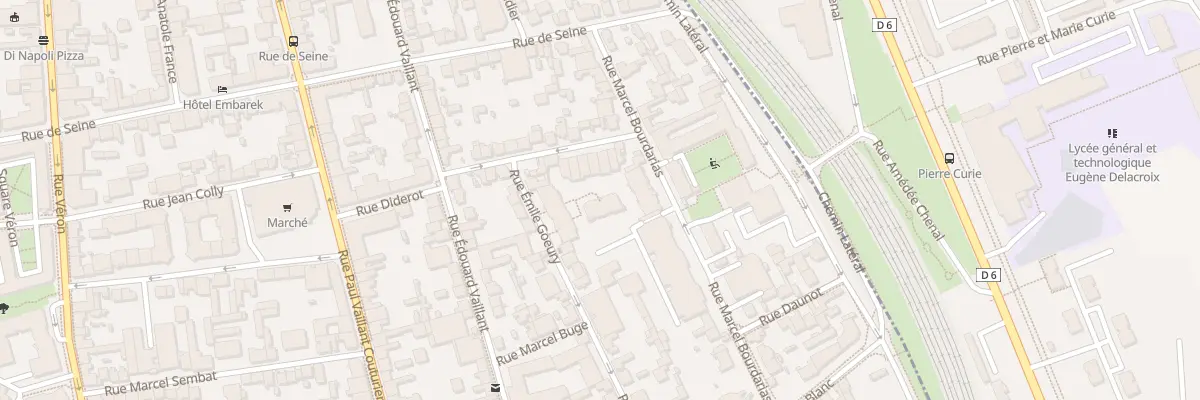 Plan du 18 Rue Marcel Bourdarias à Alfortville