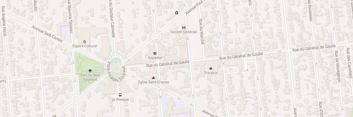 Plan du 70 Rue du Général de Gaulle à Villeneuve-le-Roi